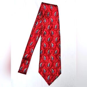 Robert Talbott Best Of Class Nordstrom Men’s  Hand Sewn Silk Red Necktie 57"x4"